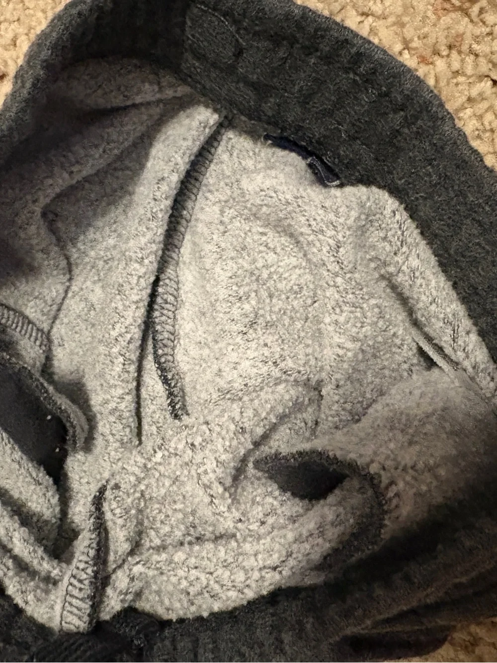 Lands' End Dark Gray Cargo Jogger Sweatpants